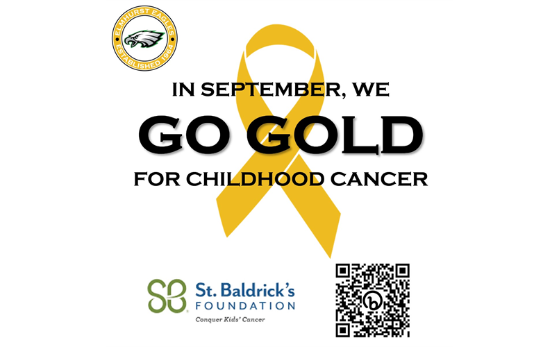 Elmhurst Eagles Go Gold For Childhood Cancer Awareness